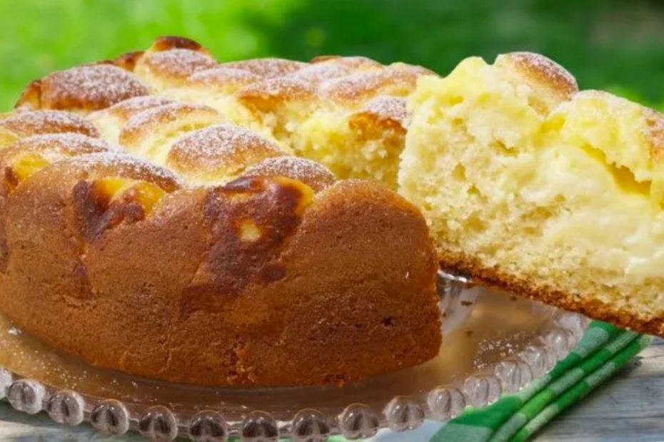 Bolo de Creme que sai do forno Recheado