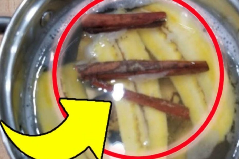 Ferva banana e canela à noite e veja o que acontece em poucos minutos